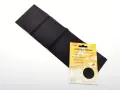 Parche negro para reparar textiles, ideal para saber como pegar un parche con plancha. Fácil de usar y duradero.