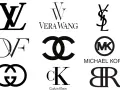 Logos de marcas de lujo como Louis Vuitton, Chanel, Gucci, Vera Wang, Yves Saint Laurent, DVF, Michael Kors, Calvin Klein y Banana Republic. ¡Inspírate para crear monogramas gratis!
