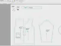 Patrones de costura gratis para imprimir de una camiseta simple, con diferentes tallas y piezas como espalda, delantero, manga larga y corta.